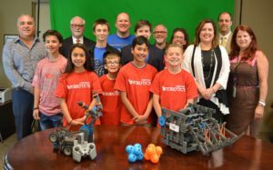 Henderson Chamber of Commerce adopts a kids robotic team
