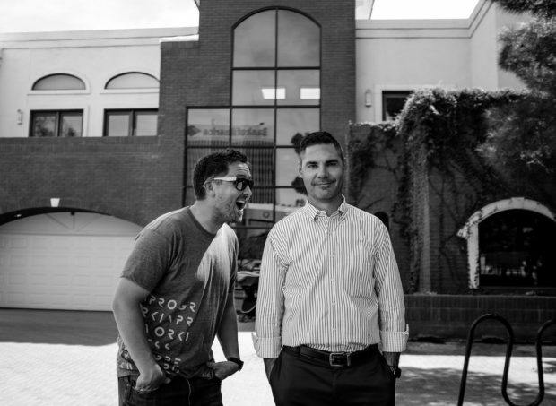 Kurt Wankier and his business partner Kenny, new owners of Work in Progress coworking spaces